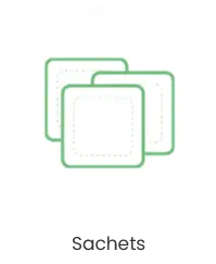 Sachets para fabricación de cosméticos a terceros en Laboratorios Klein Cosmética